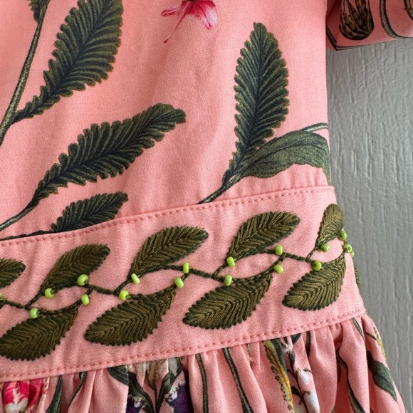 Agua by Agua Bendita Beautiful alga Pacifico Pink Midi. Medium excellent cnd - Picture 3 of 11